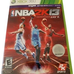 XBOX 360 NBA2K13 Jay Z 2K Sports Video Game in Excellent Pre Owned Condition